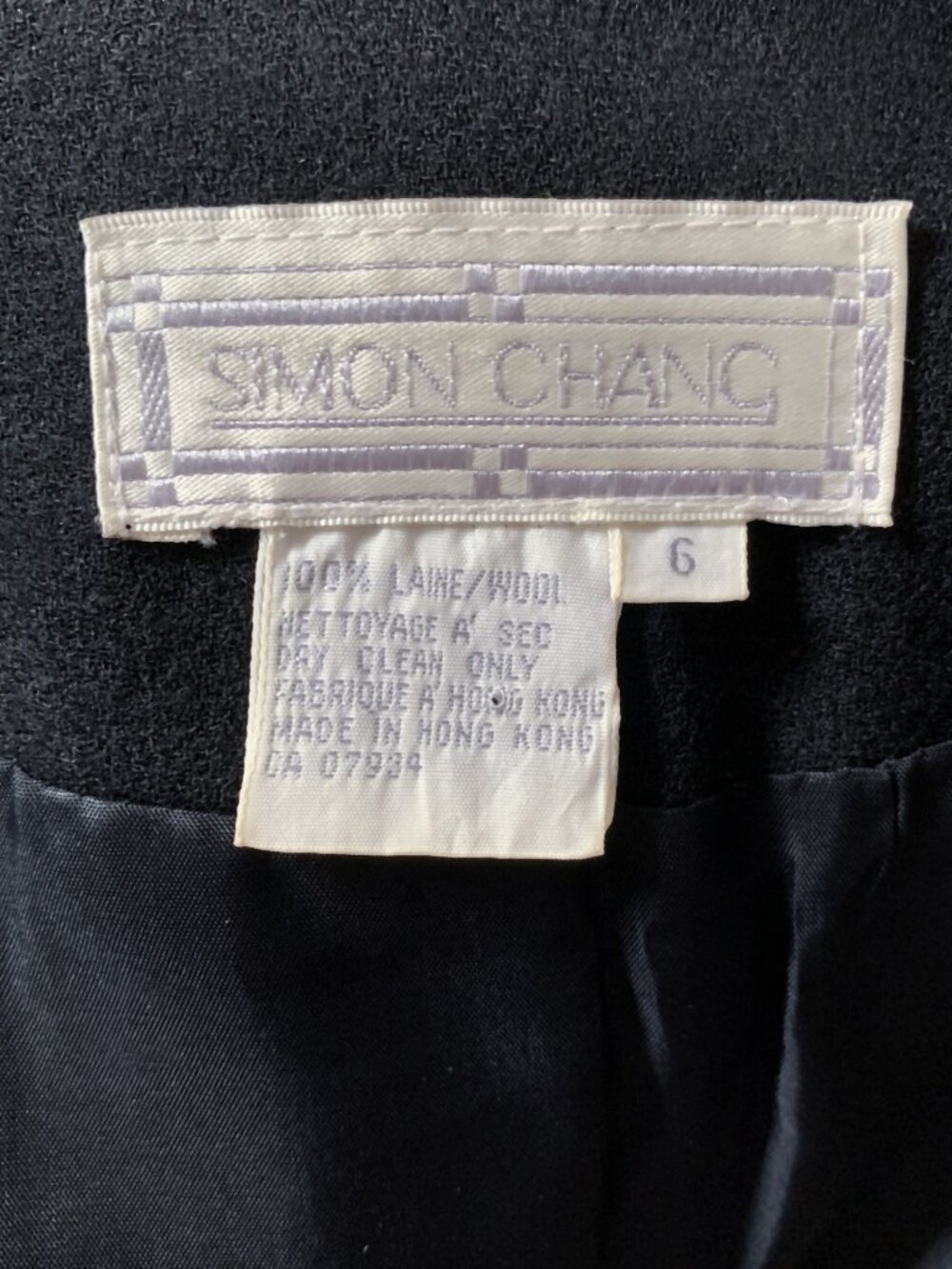 Vintage Simon Chang Single Button Long Blazer | Size 6 - Picture 2 of 8